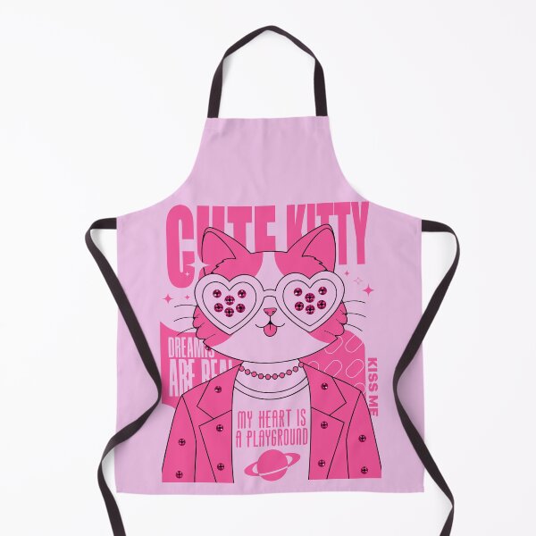 Item preview, Cute Kitty Dreams Are Real Pink Y2K Cat Graphic Tee designed and sold by Mousy17.