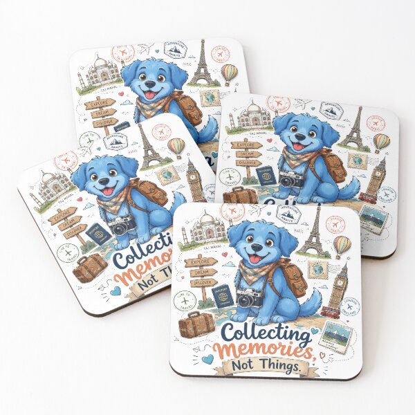 Item preview, Blue Dog Travel Adventure Design designed and sold by pensational.