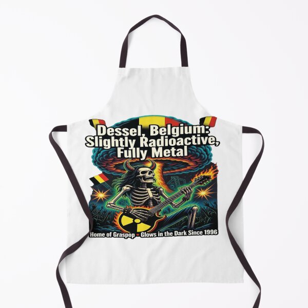 Item preview, Dessel, Belgium: Slightly Radioactive, Fully Metal | Funny Graspop Heavy Metal Festival T-Shirt Design designed and sold by Sushikidsntod.