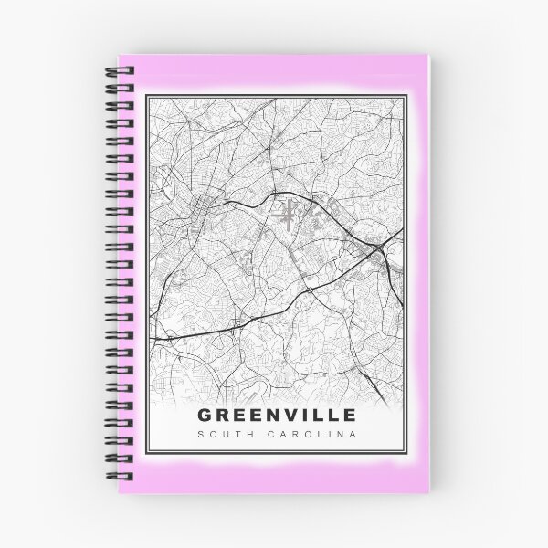 Item preview, Minimalist Greenville Map designed and sold by Tamas Das.