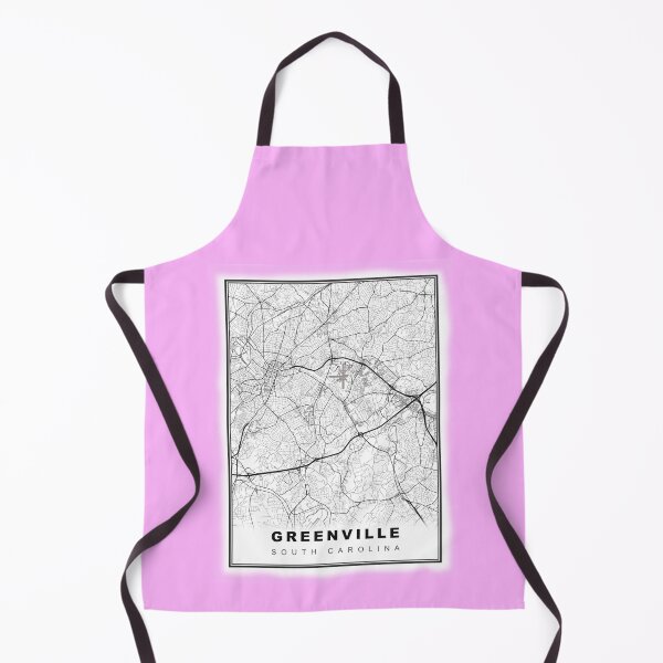 Item preview, Minimalist Greenville Map designed and sold by Tamas Das.