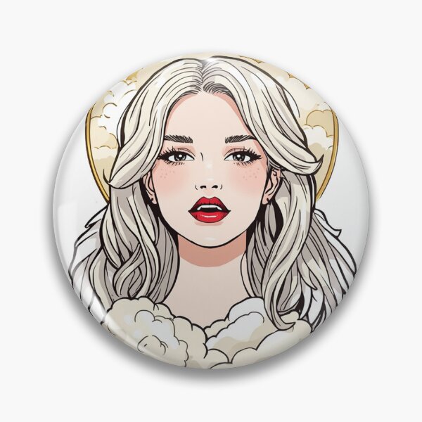 Item preview, Pop Art Angel Girl with Golden Halo designed and sold by  AureliusX.