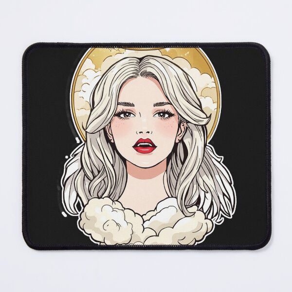 Item preview, Pop Art Angel Girl with Golden Halo designed and sold by AureliusX.