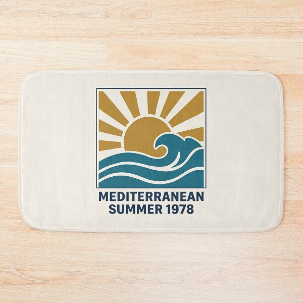 Item preview, Mediterranean Summer 1978 Vintage Coastal Surf designed and sold by BlueMandarin.