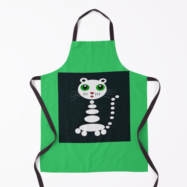 Item preview, Geometric White Cat Design designed and sold by Elaine M Hayward .