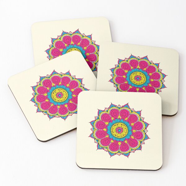 Item preview, Folk Mandala designed and sold by CharlottePlaceArt.