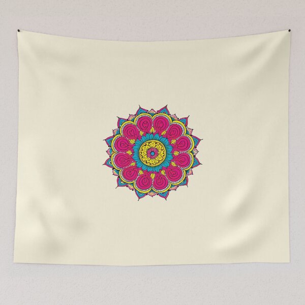 Item preview, Folk Mandala designed and sold by CharlottePlaceArt.
