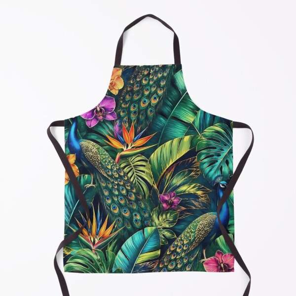 Item preview, Peacock Jungle Dreams Seamless Surface Pattern designed and sold by taiche.