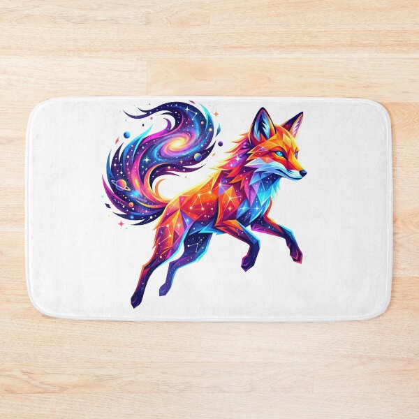 Item preview, Cosmic Galaxy Fox Low Poly Geometric Celestial Art designed and sold by Surojit Das.