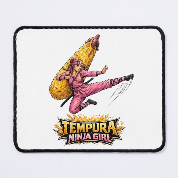 Item preview, Tempura Ninja Girl: Still in Training designed and sold by Surreal Characters & Cute Pups.