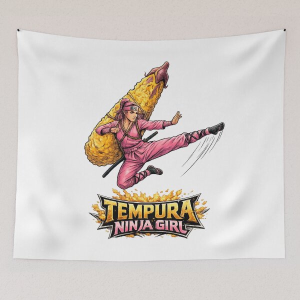 Item preview, Tempura Ninja Girl: Still in Training designed and sold by Surreal Characters & Cute Pups.