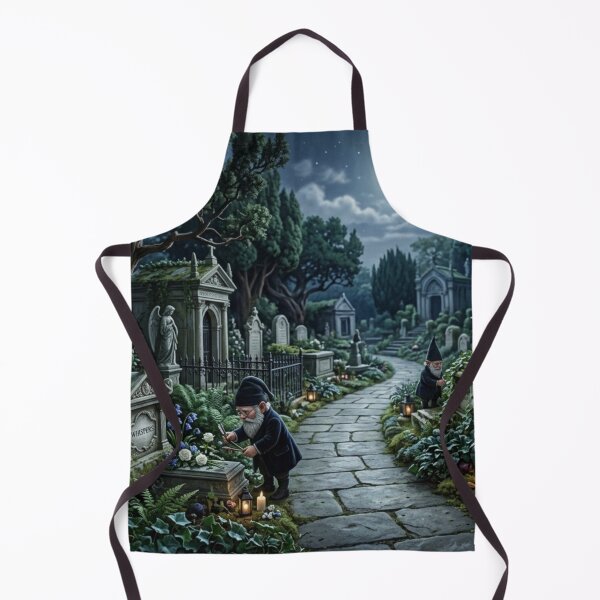 Item preview, The Garden of Eternal Whispers - Gothic Baroque Gnome Art designed and sold by InnerwayStudio.