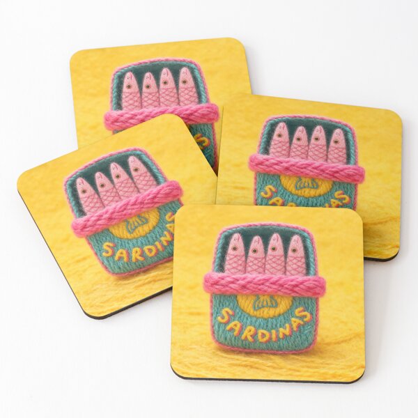 Item preview, Knitted Sardines  designed and sold by Blijjet Creative Studio.