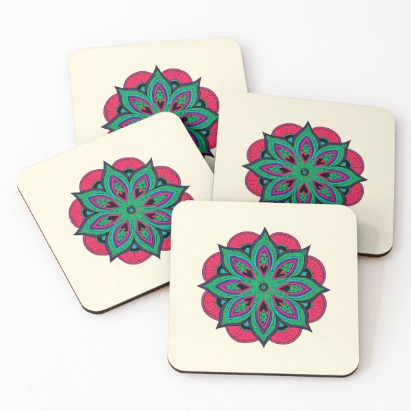 Item preview, Folk Mandala designed and sold by CharlottePlaceArt.