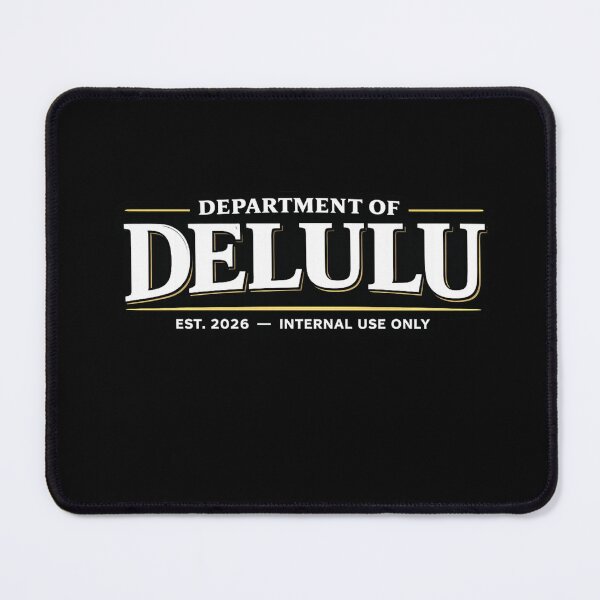 Item preview, DEPARTMENT OF DELULU — Corporate Parody Logo Design designed and sold by Timeless Junction.