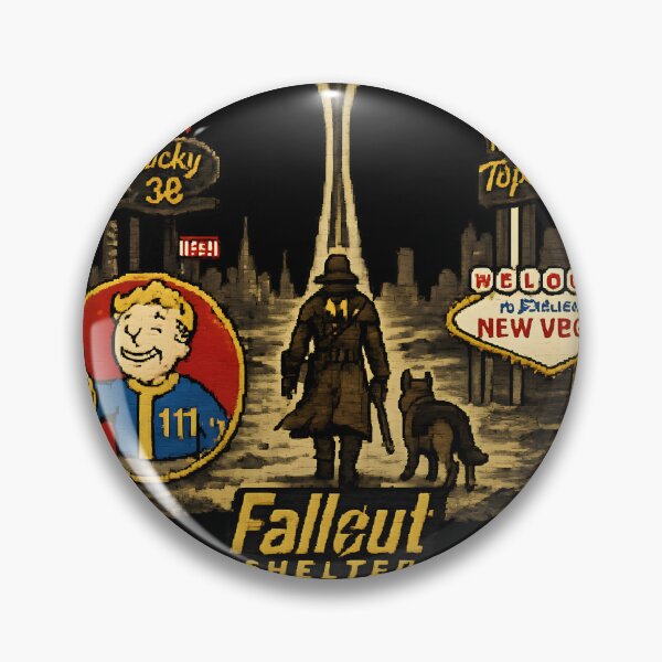 Item preview, Las Vegas Wasteland Arcade - Retro Pixel Art (8-bit) | Post-Apocalyptic Gaming Design | Collector Series Drop designed and sold by Ivory Code.