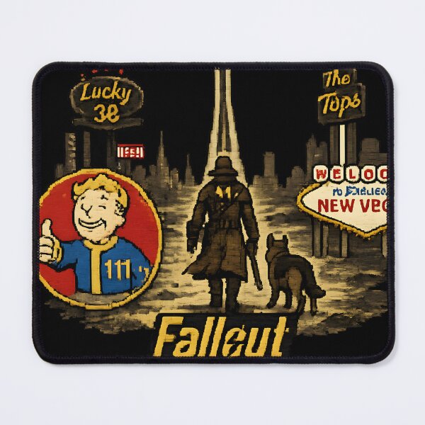 Item preview, Las Vegas Wasteland Arcade - Retro Pixel Art (8-bit) | Post-Apocalyptic Gaming Design | Collector Series Drop designed and sold by Ivory Code.