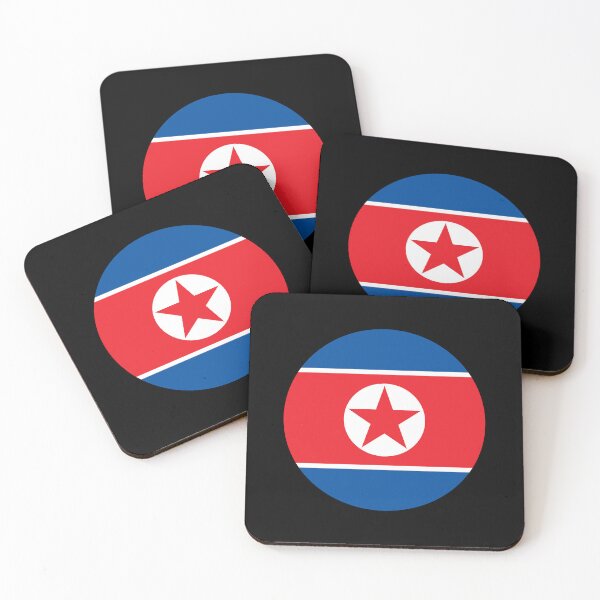 Item preview, North Korea Circle Flag designed and sold by shitpostee.