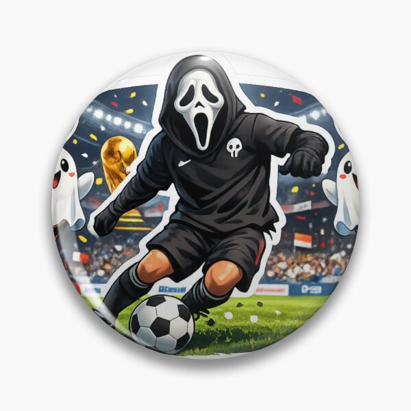 Item preview, ghost face & boo bees played in fifa design sticker ! ? GHOST FACE x BOO BEES ?⚽ – This FIFA sticker is SCARY good! designed and sold by Ulikedigital14.