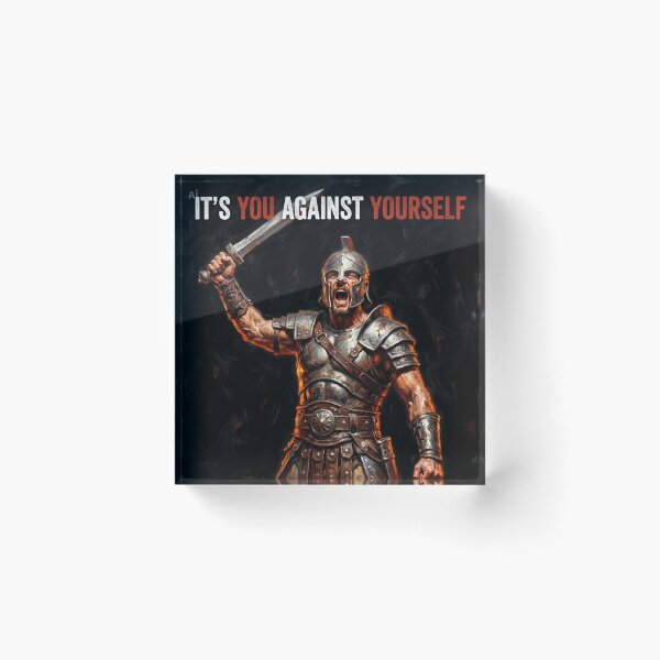 Item preview, IT'S AGAINST YOURSELF designed and sold by Noexcusesstore.