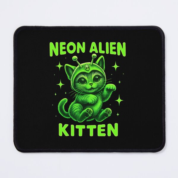 Item preview, Neon Alien Kitten designed and sold by SiarheiYur.