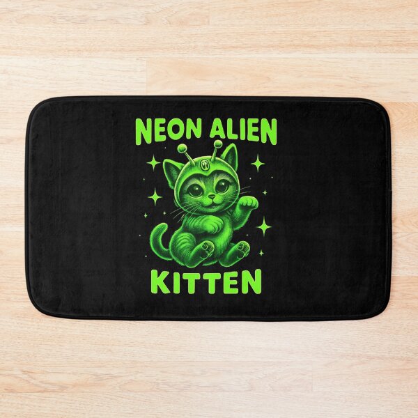 Item preview, Neon Alien Kitten designed and sold by SiarheiYur.