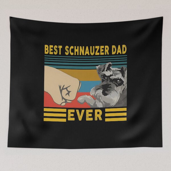 Item preview, Best Schnauzer Dad Ever designed and sold by Dmo3HarkoArt.