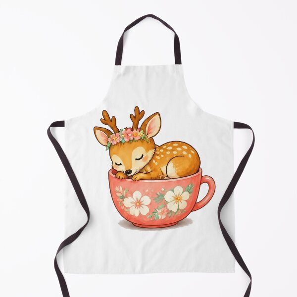 Item preview, Cozy Reindeer in a Teacup – Summer Edition designed and sold by Icareis-Studios.