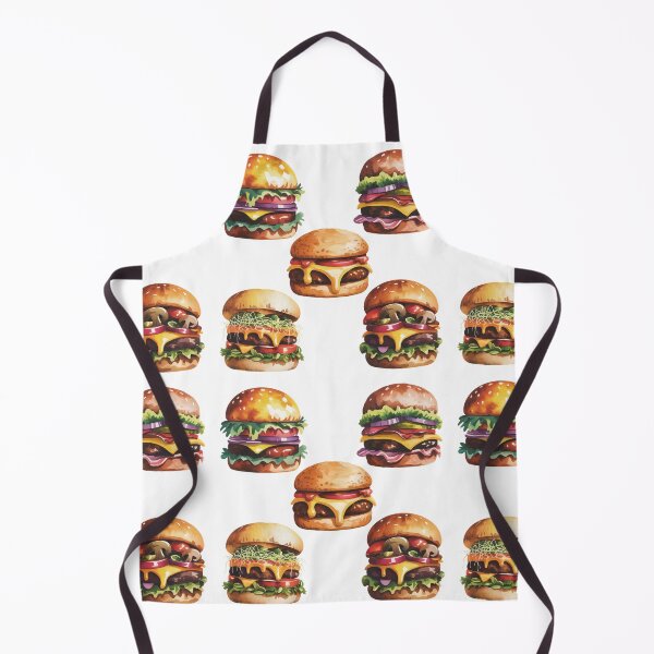 Item preview, Watercolor Hamburger Sticker Packs designed and sold by Caviar-Studio.