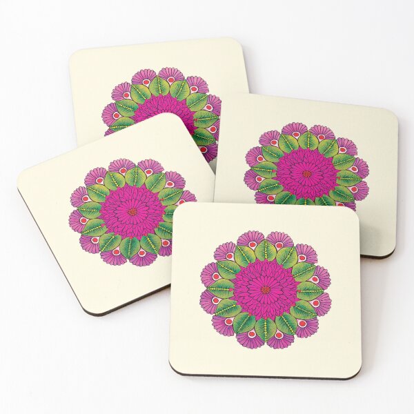 Item preview, Folk Mandala designed and sold by CharlottePlaceArt.