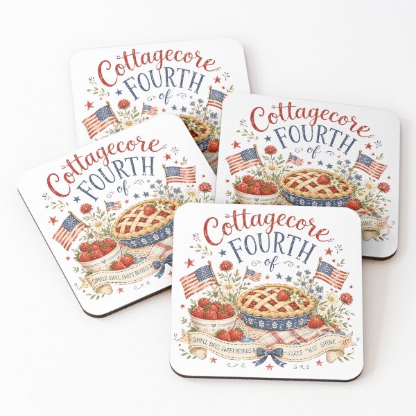Item preview, Cottagecore Fourth Strawberry Pie Patriotic Fourth Of July Graphic designed and sold by Craft Design Alchemy.