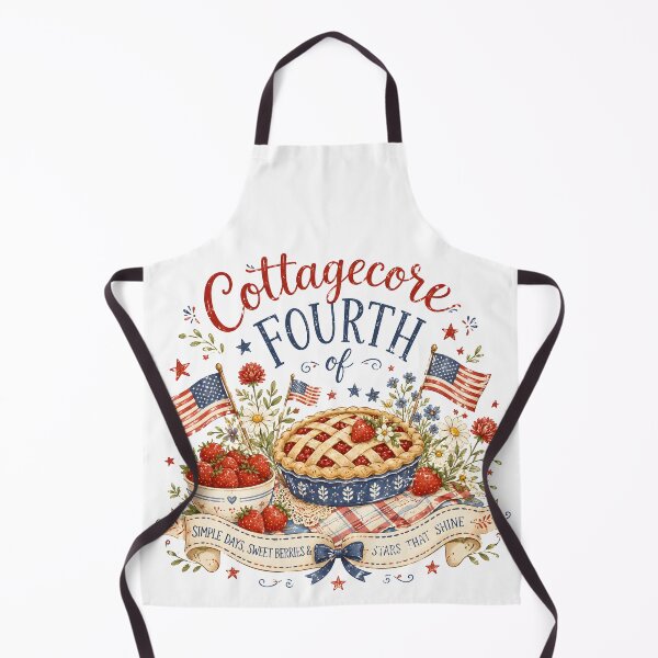 Item preview, Cottagecore Fourth Strawberry Pie Patriotic Fourth Of July Graphic designed and sold by Craft Design Alchemy.