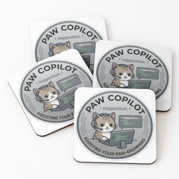 Item preview, Funny Programmer Gift Paw Copilot Cat AI Developer Humor Shirt designed and sold by Dev Mode.