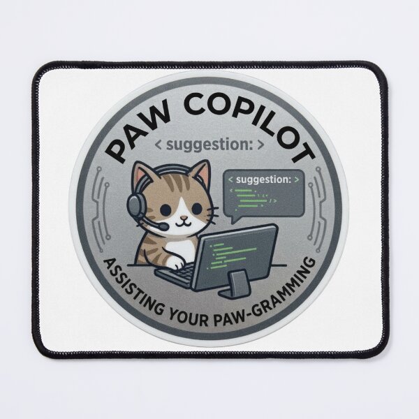 Item preview, Funny Programmer Gift Paw Copilot Cat AI Developer Humor Shirt designed and sold by Dev Mode.