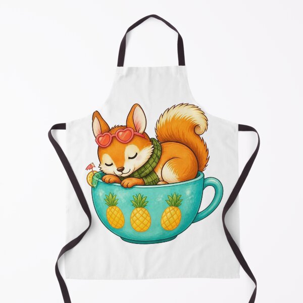 Item preview, Cozy Squirrel in a Teacup – Summer Edition designed and sold by Icareis-Studios.