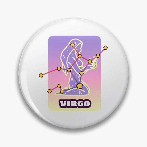 Item preview, Whimsical Virgo Zodiac Constellation – Colorful Celestial Star Art Illustration designed and sold by dittoon.
