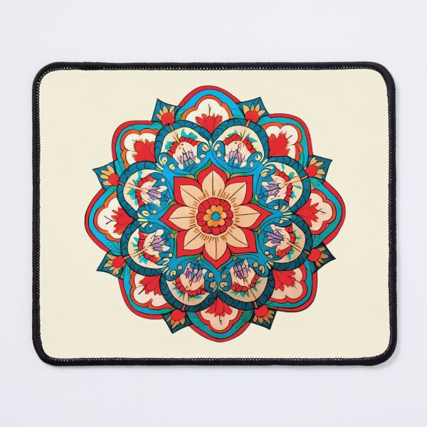 Item preview, Folk Mandala designed and sold by CharlottePlaceArt.