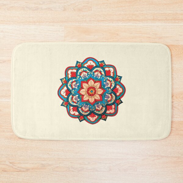 Item preview, Folk Mandala designed and sold by CharlottePlaceArt.