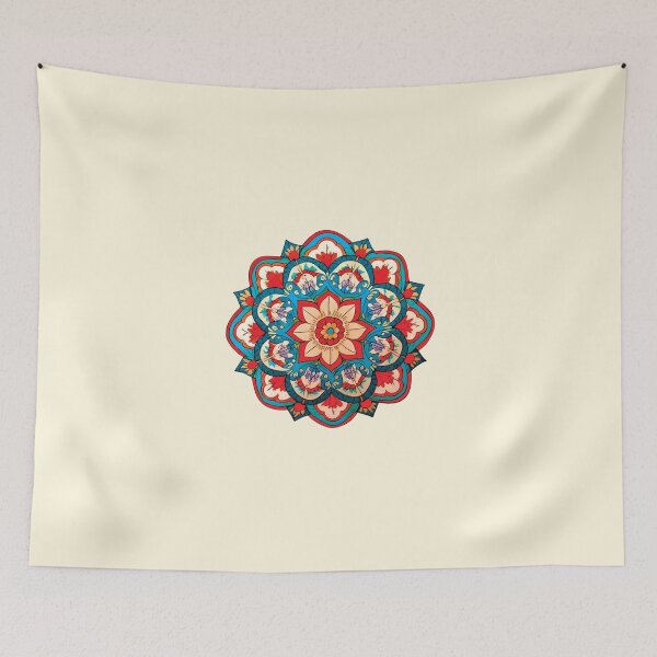 Item preview, Folk Mandala designed and sold by CharlottePlaceArt.