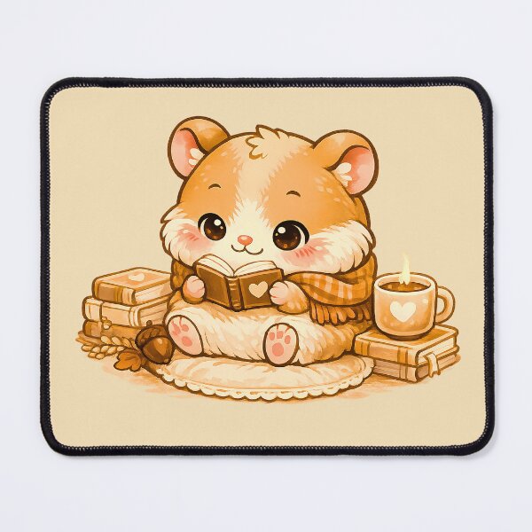 Item preview, Reading Hamster ?? Cute Book Lover Design designed and sold by Pick'n Quick.