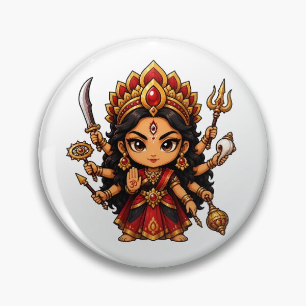 Item preview, Durga Mythology Mascot Design designed and sold by The Dark Files.
