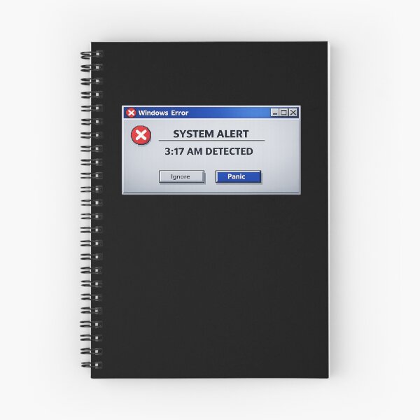 Item preview, WINDOWS ERROR 3:17 AM — Retro Liminal Tech Sticker designed and sold by Timeless Junction.