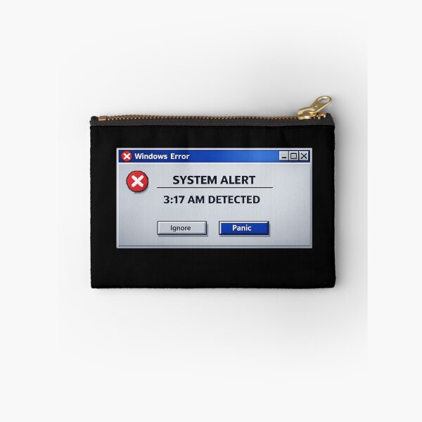 Item preview, WINDOWS ERROR 3:17 AM — Retro Liminal Tech Sticker designed and sold by Timeless Junction.