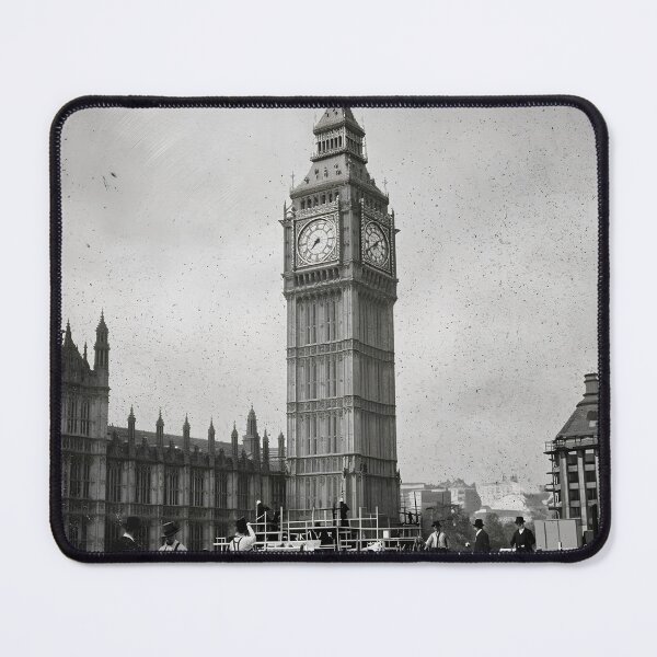 Item preview, Building Big Ben - Antique Victorian London Photography designed and sold by Melian Vintage.