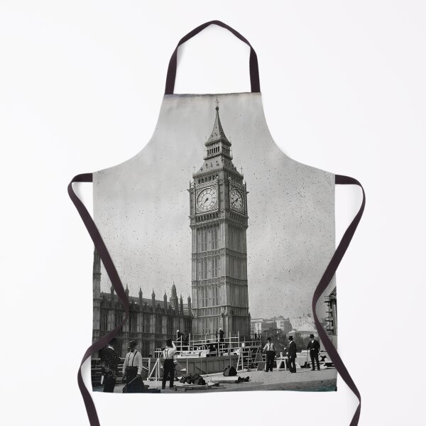 Item preview, Building Big Ben - Antique Victorian London Photography designed and sold by Melian Vintage.