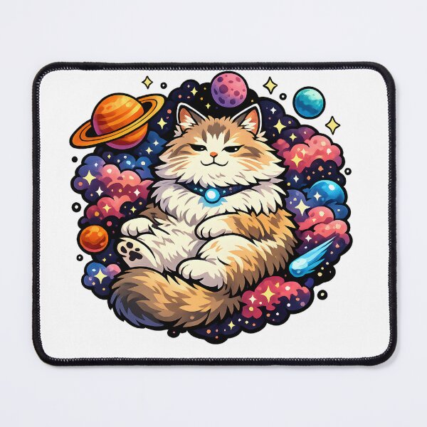 Item preview, Space Cat Galaxy Guardian designed and sold by PatiImagination.