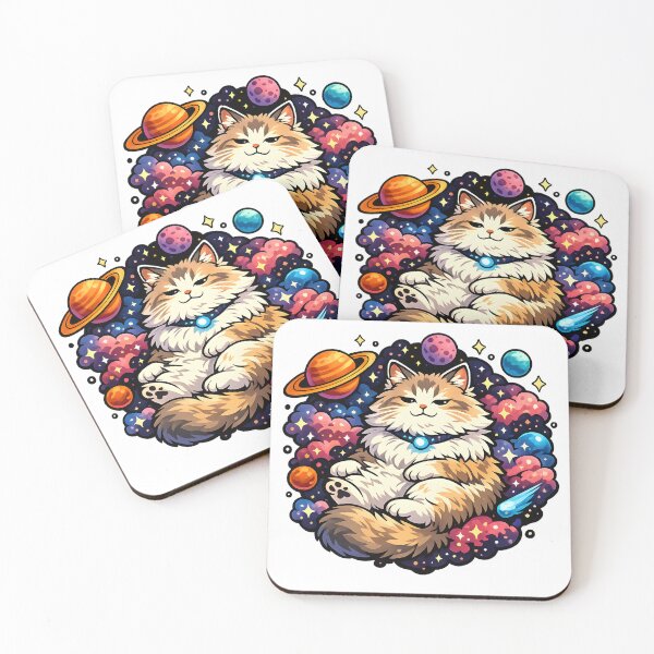 Item preview, Space Cat Galaxy Guardian designed and sold by PatiImagination.