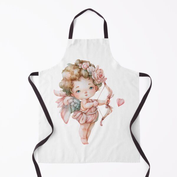 Item preview, Sweet Romantic Cupid Angel With Roses And Heart designed and sold by EL-Lebedenko.