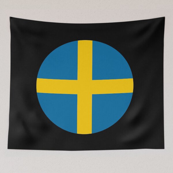 Item preview, Sweden Circle Flag designed and sold by shitpostee.
