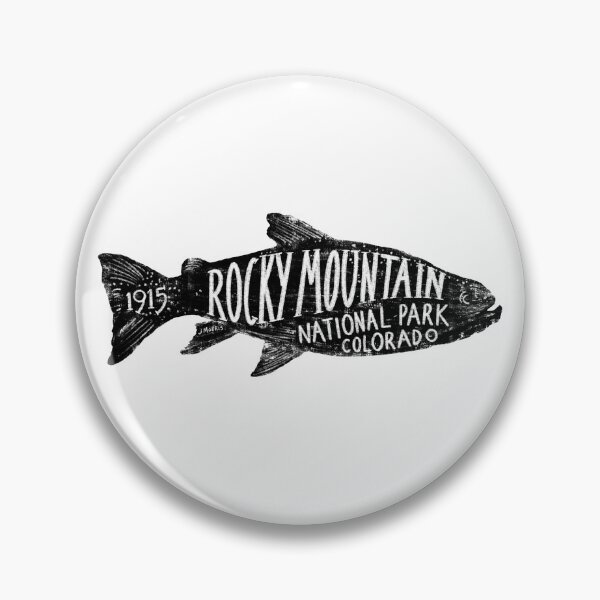 Item preview, Rocky Mountain National Park Trout Label designed and sold by John Morris Illustration.